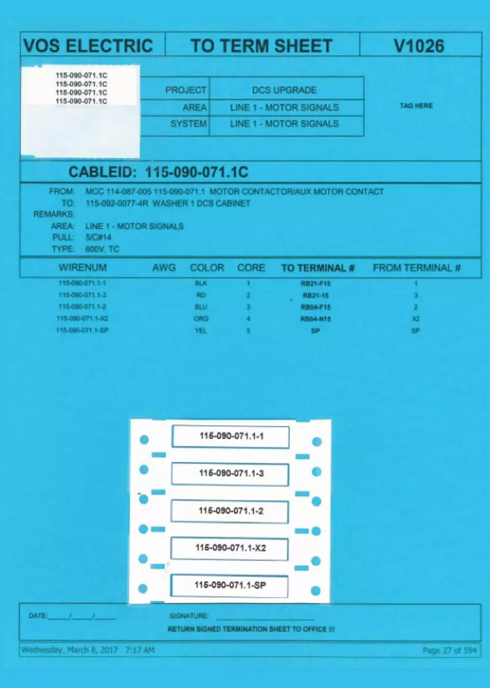 Pull and Term Electrician Services 3